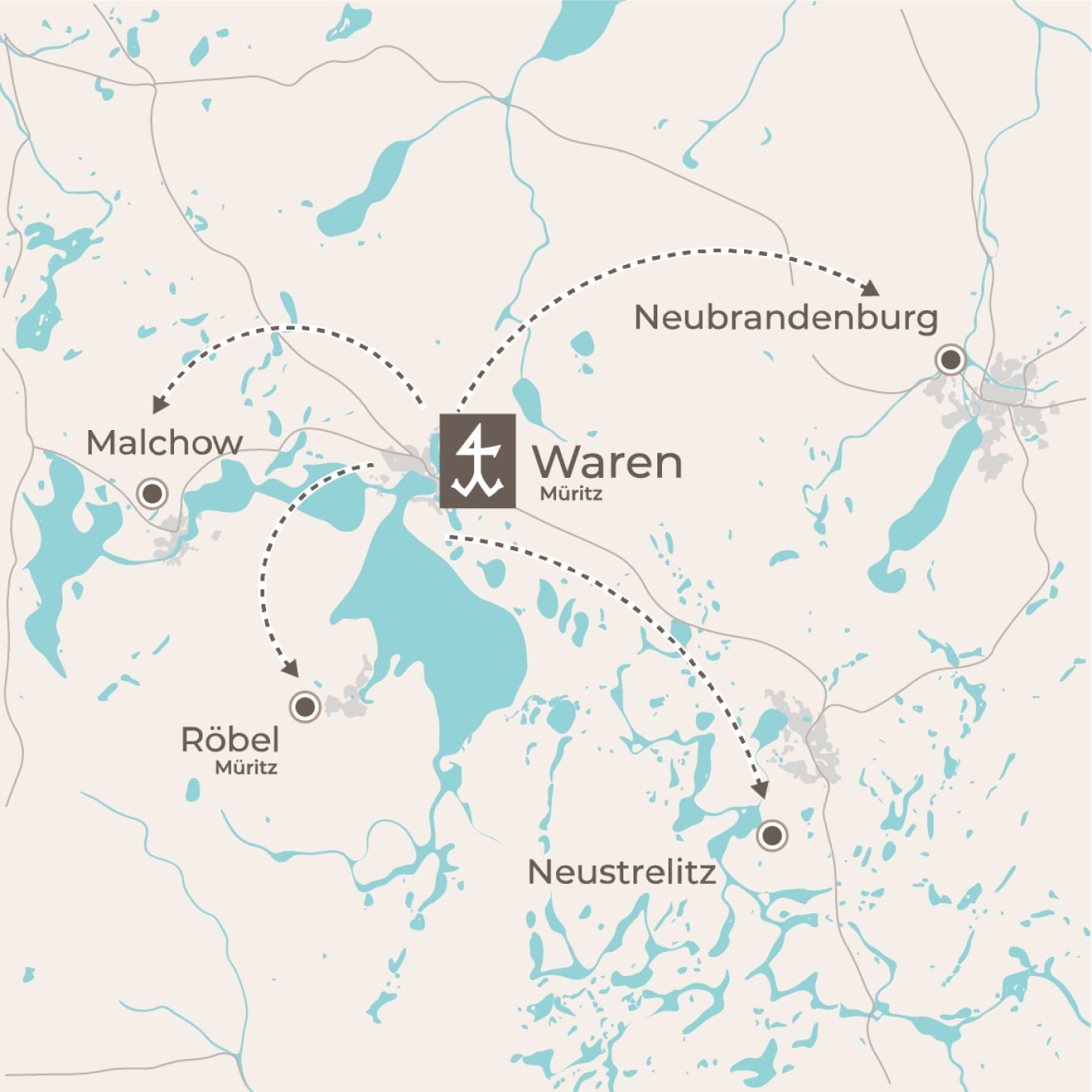 Wolter Naturstein – Standort in Waren (Müritz) mit Einsatzgebiet an der Müritz und in der Mecklenburger Seenplatte